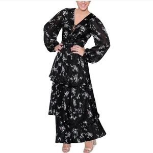 Rachel Rachel Roy Monroe Tiered Maxi Dress Size 14